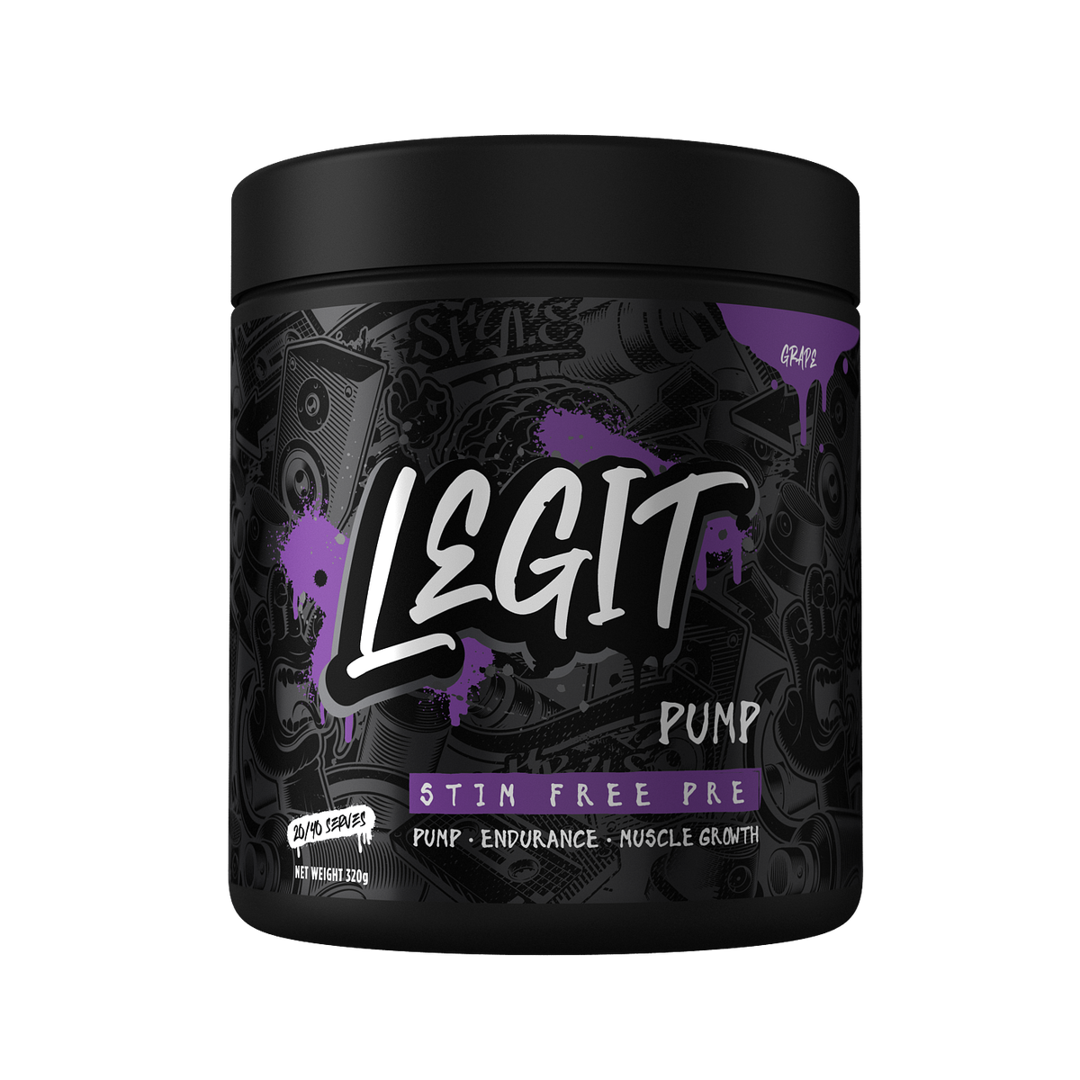 Legit Pump Non-Stim Pre