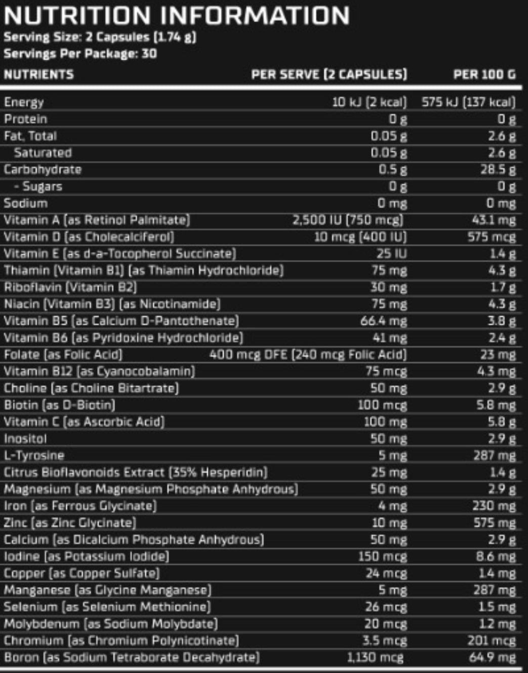 Men's Multi Vitamin